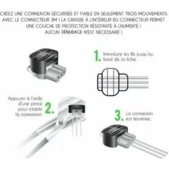 UNIVERSEL Connecteur Autodénudant Et Résistant à L'humidité 3M Mgc Scotchlok 80611434152 5 UNIVERSEL Connecteur Autodénudant Et Résistant à L'humidité 3M Mgc Scotchlok 80611434152 -Tondeuse Et Accessoires Boutique 10991005 2