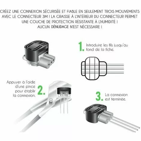 UNIVERSEL Connecteur Autodénudant Et Résistant à L'humidité 3M Mgc Scotchlok 80611434152 4 UNIVERSEL Connecteur Autodénudant Et Résistant à L'humidité 3M Mgc Scotchlok 80611434152 – Image 2