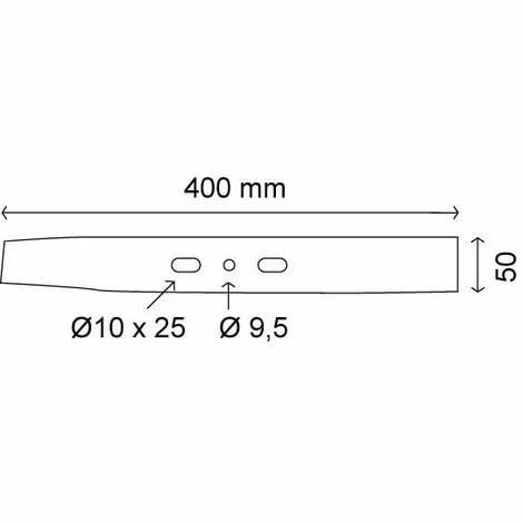 Lame Plate Universelle 40 Cm 4 Lame Plate Universelle 40 Cm – Image 2