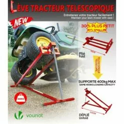 VOUNOT Leve Tracteur Tondeuse Supporte 400 Kg Max 8 VOUNOT Leve Tracteur Tondeuse Supporte 400 Kg Max -Tondeuse Et Accessoires Boutique 11477857 2