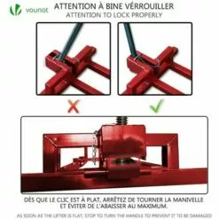 VOUNOT Leve Tracteur Tondeuse Supporte 400 Kg Max 11 VOUNOT Leve Tracteur Tondeuse Supporte 400 Kg Max -Tondeuse Et Accessoires Boutique 11477857 5