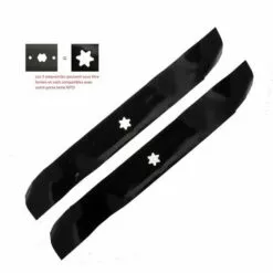 JARDIAFFAIRES Jeu De Lames Mulching Coupe 107cm Pour MTD Et Toro Remplace 742-0616A 6 JARDIAFFAIRES Jeu De Lames Mulching Coupe 107cm Pour MTD Et Toro Remplace 742-0616A -Tondeuse Et Accessoires Boutique 14632577 2