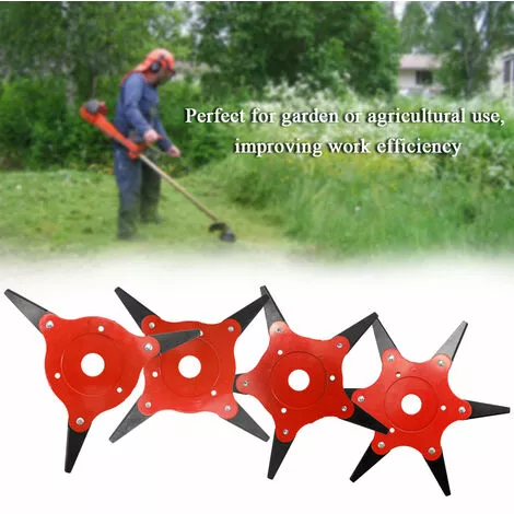 ASUPERMALL Lame De Tondeuse A Gazon Rotation A 180 Degres 4 Dents 7 ASUPERMALL Lame De Tondeuse A Gazon Rotation A 180 Degres 4 Dents – Image 5