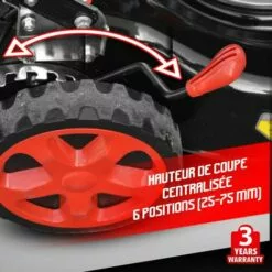 ELEM GARDEN TECHNIC Tondeuse Thermique Tractée 127 CC - 400mm -Tondeuse Et Accessoires Boutique 17826266 3