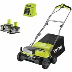 Ryobi Scarificateur Sans Fil, Brushless, 35 Cm, 2x18V - RY18SFX35A-240