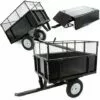WILTEC Remorque Basculante 114x76x30cm Avec Grille Et Parois Amovibles Dispositif D'attelage Universel 2 WILTEC Remorque Basculante 114x76x30cm Avec Grille Et Parois Amovibles Dispositif D'attelage Universel -Tondeuse Et Accessoires Boutique 1888150 1