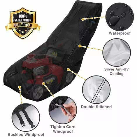 INSMA Housse De Coupe-bordure à Batterie De Stockage De Poussiere De Pluie Uv 4 INSMA Housse De Coupe-bordure à Batterie De Stockage De Poussiere De Pluie Uv – Image 2