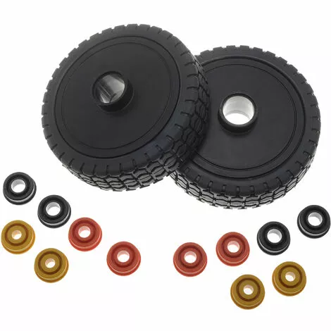 JARDIAFFAIRES Lot De 2 Roues De Tondeuse Universelle Diamètre 200mm 4 JARDIAFFAIRES Lot De 2 Roues De Tondeuse Universelle Diamètre 200mm – Image 2