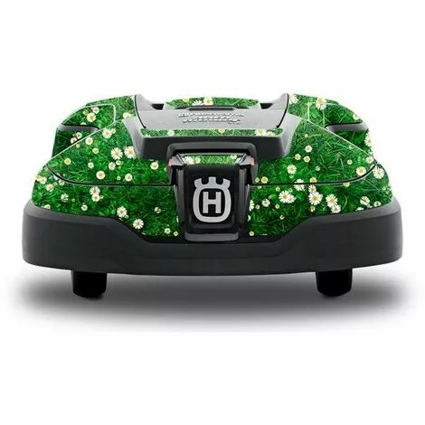 HUSQVARNA GROUP Stickers Robot Tondeuse Automower Husqvarna Fleurs | 430X 3 HUSQVARNA GROUP Stickers Robot Tondeuse Automower Husqvarna Fleurs | 430X