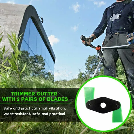 ASUPERMALL 2 Dents Jardin Pelouse Parage Cutter Tondeuse Accessoires Herbe Feuilles Disque Massicots Nylon Lame De Tondeuse A Gazon Cutter Accessoires Avec Cutting Edge Double Face 6 ASUPERMALL 2 Dents Jardin Pelouse Parage Cutter Tondeuse Accessoires Herbe Feuilles Disque Massicots Nylon Lame De Tondeuse A Gazon Cutter Accessoires Avec Cutting Edge Double Face – Image 4