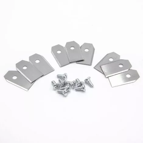 Vhbw 9x Lames De Tondeuse, Compatible Avec Husqvarna 440, 450X, 520, 550, G1 3 Vhbw 9x Lames De Tondeuse, Compatible Avec Husqvarna 440, 450X, 520, 550, G1
