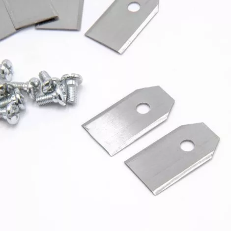 Vhbw 9x Lames De Tondeuse, Compatible Avec Husqvarna 440, 450X, 520, 550, G1 4 Vhbw 9x Lames De Tondeuse, Compatible Avec Husqvarna 440, 450X, 520, 550, G1 – Image 2