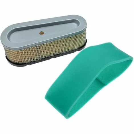 Vhbw Set De Filtres (1x Filtre à Air En Papier, 1x Filtre Mousse) Compatible Avec Briggs & Stratton 28B707-1160-E1 Moteur Pour Tracteur Tondeuse 3 Vhbw Set De Filtres (1x Filtre à Air En Papier, 1x Filtre Mousse) Compatible Avec Briggs & Stratton 28B707-1160-E1 Moteur Pour Tracteur Tondeuse