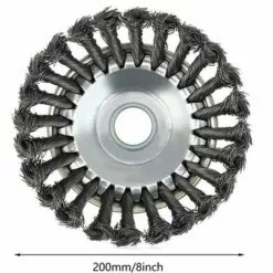 BEARSU Brosse Désherbant Ronde Pour Débroussailleuse - Haute Résistance - Cône - Anti-mauvaises Herbes - 20,3 Cm 8 BEARSU Brosse Désherbant Ronde Pour Débroussailleuse - Haute Résistance - Cône - Anti-mauvaises Herbes - 20,3 Cm -Tondeuse Et Accessoires Boutique 25473692 2