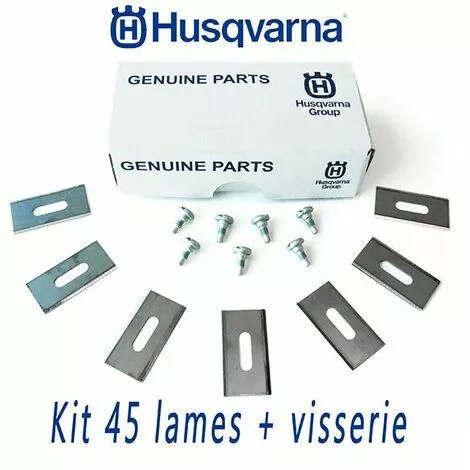 HUSQVARNA GROUP Jeu De 45 Lames Endurantes Tondeuse Robot Husqvarna 3 HUSQVARNA GROUP Jeu De 45 Lames Endurantes Tondeuse Robot Husqvarna