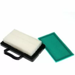 Vhbw Set De Filtres (1x Filtre à Air, 1x Préfiltre) Compatible Avec Briggs & Stratton Intek V-Twin Serie Moteur Pour Tracteur Tondeuse