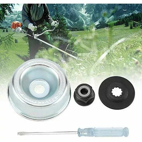 BARES Kit De Maintenance D'accessoires Pour Adaptateur Tondeuse à Gazon Pour Stihl Rondelle De Butée, Plaque De Support, écrou De Collier Tournevis De Maintenance Kit Fixation De L'adaptateur De Lame 7 BARES Kit De Maintenance D'accessoires Pour Adaptateur Tondeuse à Gazon Pour Stihl Rondelle De Butée, Plaque De Support, écrou De Collier Tournevis De Maintenance Kit Fixation De L'adaptateur De Lame – Image 5