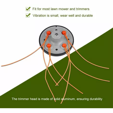 ASUPERMALL Fixation Universelle Cordes Tete De Coupe Facile De Charge Pour Debroussailleuse Eater Weed Whipper 6 ASUPERMALL Fixation Universelle Cordes Tete De Coupe Facile De Charge Pour Debroussailleuse Eater Weed Whipper – Image 4