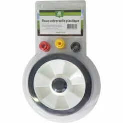 JR MOTOCULTURE Roue De Tondeuse Universelle 150 Mm Avec 4 Bagues De Réduction ROU0001 JR