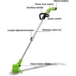 BRIDAY Tondeuse à Gazon Électrique Ménage Agricole Désherbeur Sans Fil Batterie Au Lithium 12 V / 24 V Outil DTaille De Jardin Portable Tondeuse à Gazon Débroussailleuse 10 BRIDAY Tondeuse à Gazon Électrique Ménage Agricole Désherbeur Sans Fil Batterie Au Lithium 12 V / 24 V Outil DTaille De Jardin Portable Tondeuse à Gazon Débroussailleuse -Tondeuse Et Accessoires Boutique 31766562 4