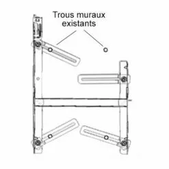 THERMOR Accessoire Ingénio Fixation Universelle Pour Convecteurs (492310)