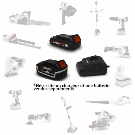 Tondeuse à Gazon Et Cisaille De Jardin Sur Batterie - X-Performer XPTDE3320LI / XPCSTH20LI - 2 Batteries 2Ah Et Chargeur 7 Tondeuse à Gazon Et Cisaille De Jardin Sur Batterie - X-Performer XPTDE3320LI / XPCSTH20LI - 2 Batteries 2Ah Et Chargeur – Image 5
