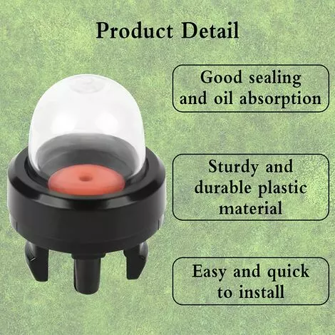 Kueatily Ampoule Amor?age D'essence, 5Pcs Ampoules D'amor?age Conviennent Aux Tondeuses à Gazon Tron?onneuses Souffleuses, Pompe D'Amor?age Est L'accessoire De Carburateur Parfait, Bulle D'huile De Carburateur 5 Kueatily Ampoule Amor?age D'essence, 5Pcs Ampoules D'amor?age Conviennent Aux Tondeuses à Gazon Tron?onneuses Souffleuses, Pompe D'Amor?age Est L'accessoire De Carburateur Parfait, Bulle D'huile De Carburateur – Image 3