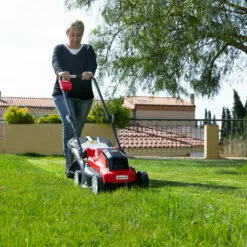 Tondeuse à Batterie Sans Fil 40V GLM200L, 2 Batteries 20V 2 Ou 4 Ah + 1 Chargeur, Largeur De Coupe 33cm, 5 Hauteurs, 3900RPM, Panier De Ramassage 35L - Greencut -Tondeuse Et Accessoires Boutique 34738159 4