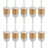 ASUPERMALL 6 Mm X 8 Mm 1/4 '' 5/16 '' Filtre A Gaz En Ligne Pour Tondeuse A Gazon Petit Moteur, 10Pcs