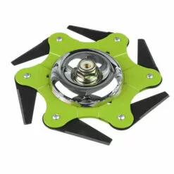 TIGA Tête De Tondeuse à Gazon 3/6 Lames En Acier Pour Ficelle D'herbe De Jardin + Couvercle De Plaque (vert, 6 Dents Avec Pièces) -Tondeuse Et Accessoires Boutique 35626584 4