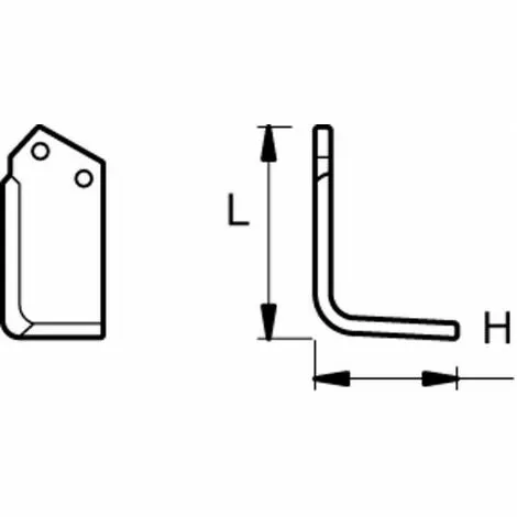 LEM SELECT Lame équerre Droite P-HL 9900 Adaptable HOWARD 3 LEM SELECT Lame équerre Droite P-HL 9900 Adaptable HOWARD