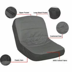 ASUPERMALL Housse De Siege De Tondeuse A Gazon Housse De Siege De Tracteur Heavy Duty Rembourre 600D Oxford Material Gris, Gris 11 ASUPERMALL Housse De Siege De Tondeuse A Gazon Housse De Siege De Tracteur Heavy Duty Rembourre 600D Oxford Material Gris, Gris -Tondeuse Et Accessoires Boutique 37236067 5