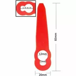 LANGRAY 100 Pièces Accessoires De Lames En Plastique De Remplacement Pour STIHL Polycut 2-2 FSA 45 Tondeuse à Gazon Coupe-herbe -Tondeuse Et Accessoires Boutique 37891932 4