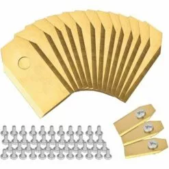 ABCRITAL Lames De Couteau En Titane, Couteau De Tondeuse À Gazon Robot Pour Toutes Les Vis De Tondeuse À Gazon Robot Husqvarna Automower 8 ABCRITAL Lames De Couteau En Titane, Couteau De Tondeuse À Gazon Robot Pour Toutes Les Vis De Tondeuse À Gazon Robot Husqvarna Automower -Tondeuse Et Accessoires Boutique 38079051 2