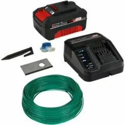 Einhell Kit D'installation 800m² Pour Robot-tondeuse FREELEXO (Jusqu'à 800m², 3 Lames, 210m Câble Périphérique) Livré Avec Batterie 3,0Ah Et Chargeur