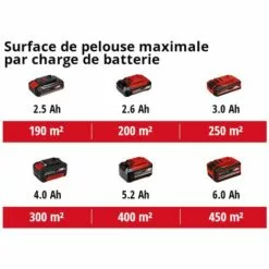 Einhell Tondeuse à Gazon Sans Fil GE-HM 18/38 Li - Solo Power X-Change (18V, Axe De Coupe Sur Roulement à Billes Avec 5 Lames) Livré Sans Batterie Ni Chargeur 11 Einhell Tondeuse à Gazon Sans Fil GE-HM 18/38 Li - Solo Power X-Change (18V, Axe De Coupe Sur Roulement à Billes Avec 5 Lames) Livré Sans Batterie Ni Chargeur -Tondeuse Et Accessoires Boutique 38402011 5
