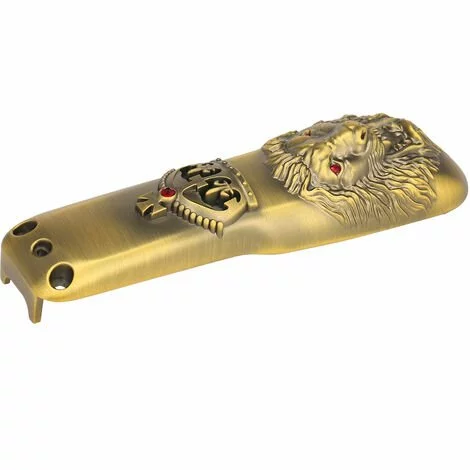 ASUPERMALL Metal Retro Tondeuse A Cheveux Couverture Personnalite Tondeuse A Cheveux Couverture Arriere Couvercle Tondeuse A Cheveux Couvercle, Style 2, Or 5 ASUPERMALL Metal Retro Tondeuse A Cheveux Couverture Personnalite Tondeuse A Cheveux Couverture Arriere Couvercle Tondeuse A Cheveux Couvercle, Style 2, Or – Image 3