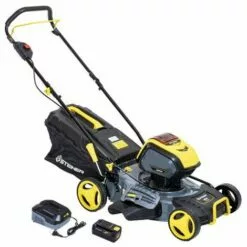 Tondeuse Poussée 40V 46cm - 4 En 1- Mulching - 1 Batterie 4Ah - 1 Chargeur 2A STEINER