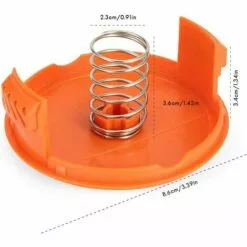 ECHOO Capuchons De Bobine, Ressorts Accessoires De Pièces De Rechange Couvercles De Capuchon De Bobine De Rechange Compatibles Avec Ressort Pour Bobine De Débroussailleuse AFS Matériau ABS Solide Et Durable (4PCS) 9 ECHOO Capuchons De Bobine, Ressorts Accessoires De Pièces De Rechange Couvercles De Capuchon De Bobine De Rechange Compatibles Avec Ressort Pour Bobine De Débroussailleuse AFS Matériau ABS Solide Et Durable (4PCS) -Tondeuse Et Accessoires Boutique 39605931 3
