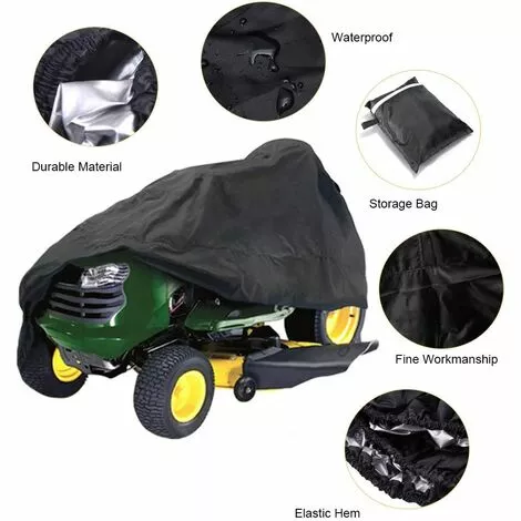 AIDUCHO Housse De Protection Imperméable Pour Tondeuse Autoportée - Protection UV - Pour Tracteur De Jardin - S (170 X 61 X 117 Cm). 5 AIDUCHO Housse De Protection Imperméable Pour Tondeuse Autoportée - Protection UV - Pour Tracteur De Jardin - S (170 X 61 X 117 Cm). – Image 3