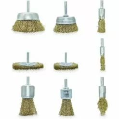 THSINDE Ensemble De Brosses Métalliques, Brosses De Roue Et De Coupe En Laiton Avec Tige, Brosses De Ponçage Pour Diverses Perceuses, Parfaites Pour éliminer La Rouille, La Corrosion, La Peinture Pour Les Outils électriques, De Jardin Et à Main (paquet De 9) 11 THSINDE Ensemble De Brosses Métalliques, Brosses De Roue Et De Coupe En Laiton Avec Tige, Brosses De Ponçage Pour Diverses Perceuses, Parfaites Pour éliminer La Rouille, La Corrosion, La Peinture Pour Les Outils électriques, De Jardin Et à Main (paquet De 9) -Tondeuse Et Accessoires Boutique 42180322 5