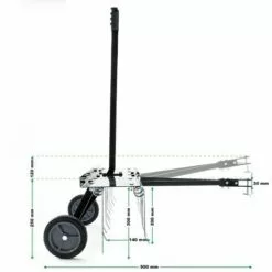 WILTEC Scarificateur Trainé Pour Tracteur Tondeuse Largeur De Travail 100cm Roues En Caoutchouc 7 -Tondeuse Et Accessoires Boutique 4250536 3