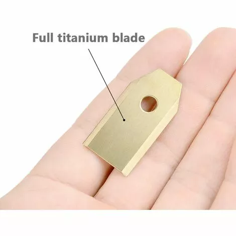 Jeu De 45 Lames En Titane Pour Robots Tondeuses Gardena, Yardforce (3 G - 0,75 Mm) + 45 Vis GrooFoo 4 Jeu De 45 Lames En Titane Pour Robots Tondeuses Gardena, Yardforce (3 G - 0,75 Mm) + 45 Vis GrooFoo – Image 2