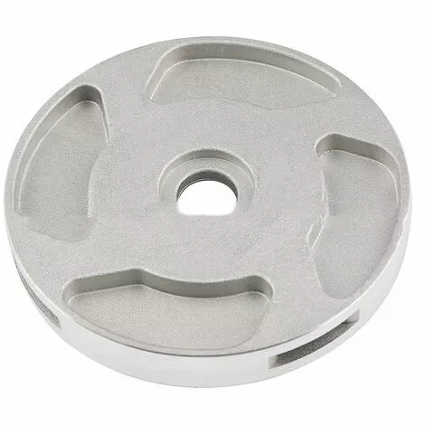 DONTODENT Tête De Coupe En Aluminium, Accessoires De Tondeuse à Gazon, Plateau De Coupe En Aluminium, Grand Plateau Rond En Aluminium, Tête De Coupe Solide Et Durable, Pas Facile à Casser L'argent 4 DONTODENT Tête De Coupe En Aluminium, Accessoires De Tondeuse à Gazon, Plateau De Coupe En Aluminium, Grand Plateau Rond En Aluminium, Tête De Coupe Solide Et Durable, Pas Facile à Casser L'argent – Image 2