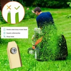 DENUOTOP Lames De Couteau En Titane 30 X Lames De Rechange Robot Tondeuse Pour Tous Les Tondeuses De Jardin Automower Husqvarna Gardena Yard Force Automower Robuste 11 DENUOTOP Lames De Couteau En Titane 30 X Lames De Rechange Robot Tondeuse Pour Tous Les Tondeuses De Jardin Automower Husqvarna Gardena Yard Force Automower Robuste -Tondeuse Et Accessoires Boutique 45307136 5