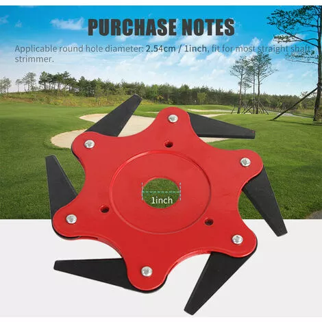 BRIDAY Tete De Coupe, Outil De Mangeur D'Herbe, Diametre Interieur 2.54 Cm, 6 Dents 7 BRIDAY Tete De Coupe, Outil De Mangeur D'Herbe, Diametre Interieur 2.54 Cm, 6 Dents – Image 5