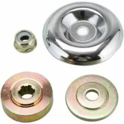 DEVENIRRICHE 4 Pièces Kit Fixation écrou Lame Boîte, Boîte De Vitesses En Métal Pour Tondeuse à Gazon, Accessoires De Boîte De Vitesses En Métal Pour Tondeuse, Pour Tondeuse à Gazon, Machine D'irrigation