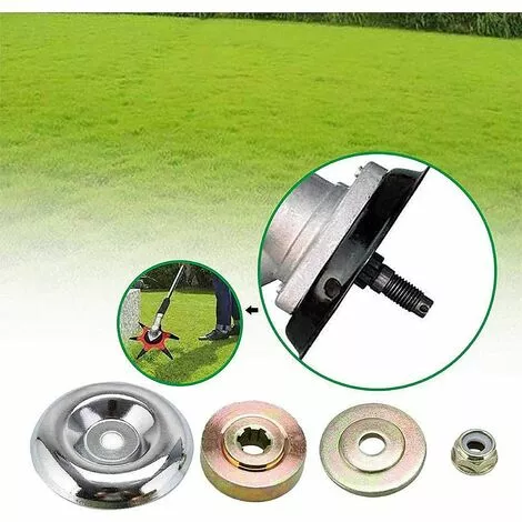DEVENIRRICHE 4 Pièces Kit Fixation écrou Lame Boîte, Boîte De Vitesses En Métal Pour Tondeuse à Gazon, Accessoires De Boîte De Vitesses En Métal Pour Tondeuse, Pour Tondeuse à Gazon, Machine D'irrigation 4 DEVENIRRICHE 4 Pièces Kit Fixation écrou Lame Boîte, Boîte De Vitesses En Métal Pour Tondeuse à Gazon, Accessoires De Boîte De Vitesses En Métal Pour Tondeuse, Pour Tondeuse à Gazon, Machine D'irrigation – Image 2