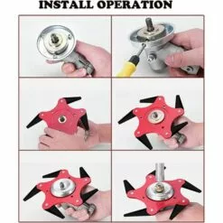 DEVENIRRICHE 5 Pièces De Débroussailleuse Accessoires De Jardin, Accessoires Pour Tondeuses à Gazon Métallique, Convient Aux Pièces Générales De Tondeuse Stihl Fs120 Fs130 Fs200R Fs250 Fs55 -Tondeuse Et Accessoires Boutique 46888387 3