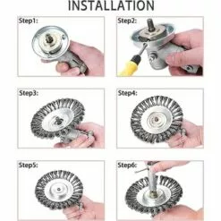 DEVENIRRICHE 5 Pièces De Débroussailleuse Accessoires De Jardin, Accessoires Pour Tondeuses à Gazon Métallique, Convient Aux Pièces Générales De Tondeuse Stihl Fs120 Fs130 Fs200R Fs250 Fs55 -Tondeuse Et Accessoires Boutique 46888387 4